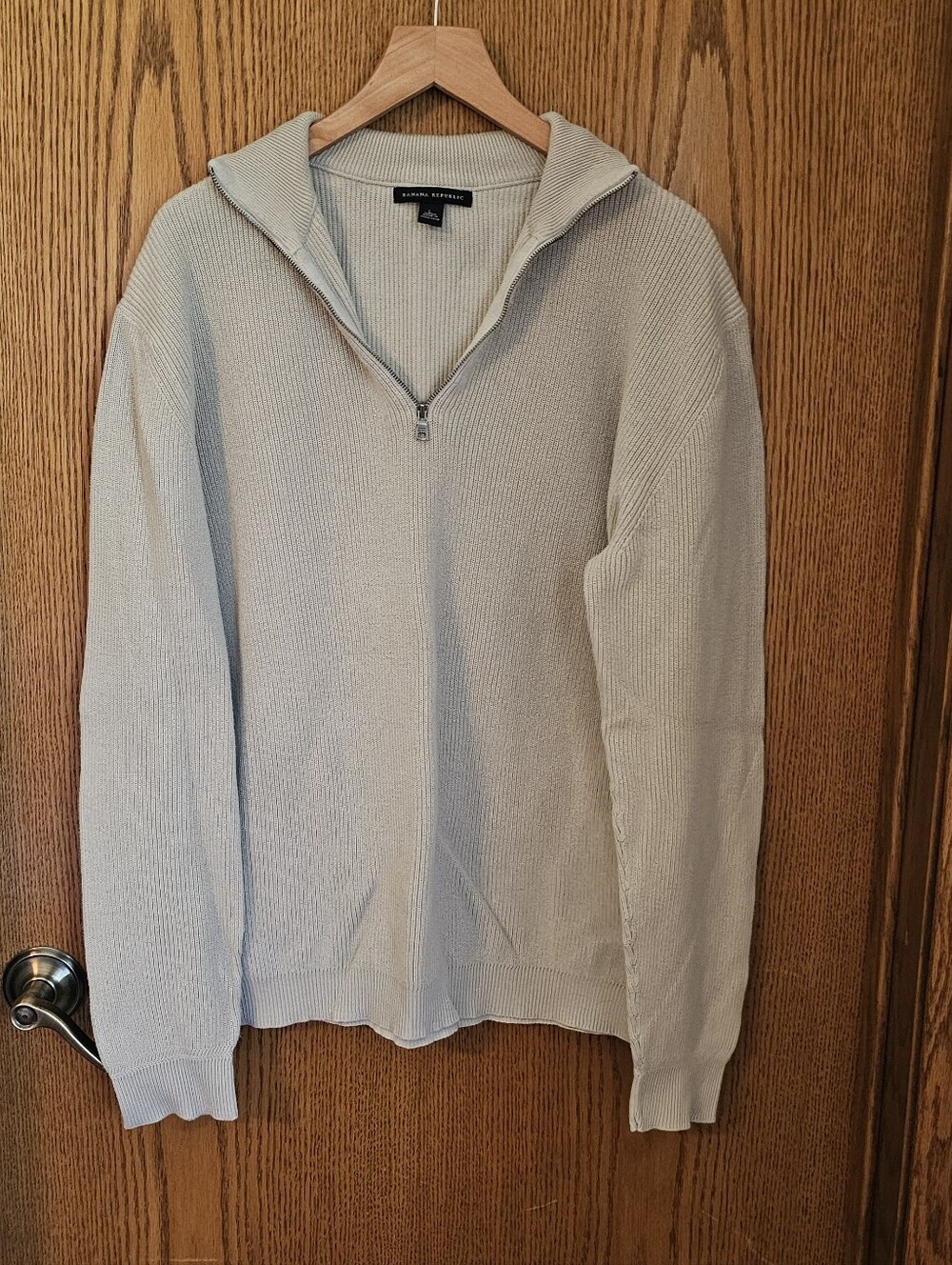 Banana Republic Quarter Zip Sweater Size Large